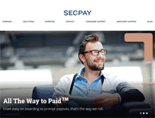 Tablet Screenshot of my.segpay.com